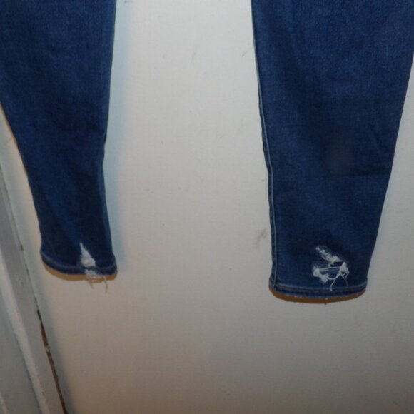 American Eagle Hi-Rise Jegging Skinny Distressed Jeans Sz 2 Regular - Picture 7 of 9